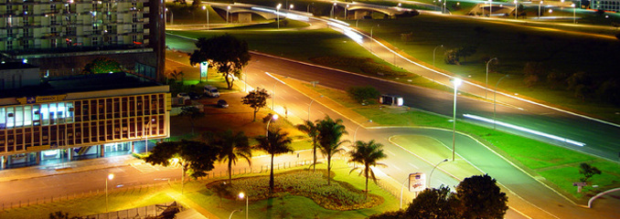 Brasilia at night
